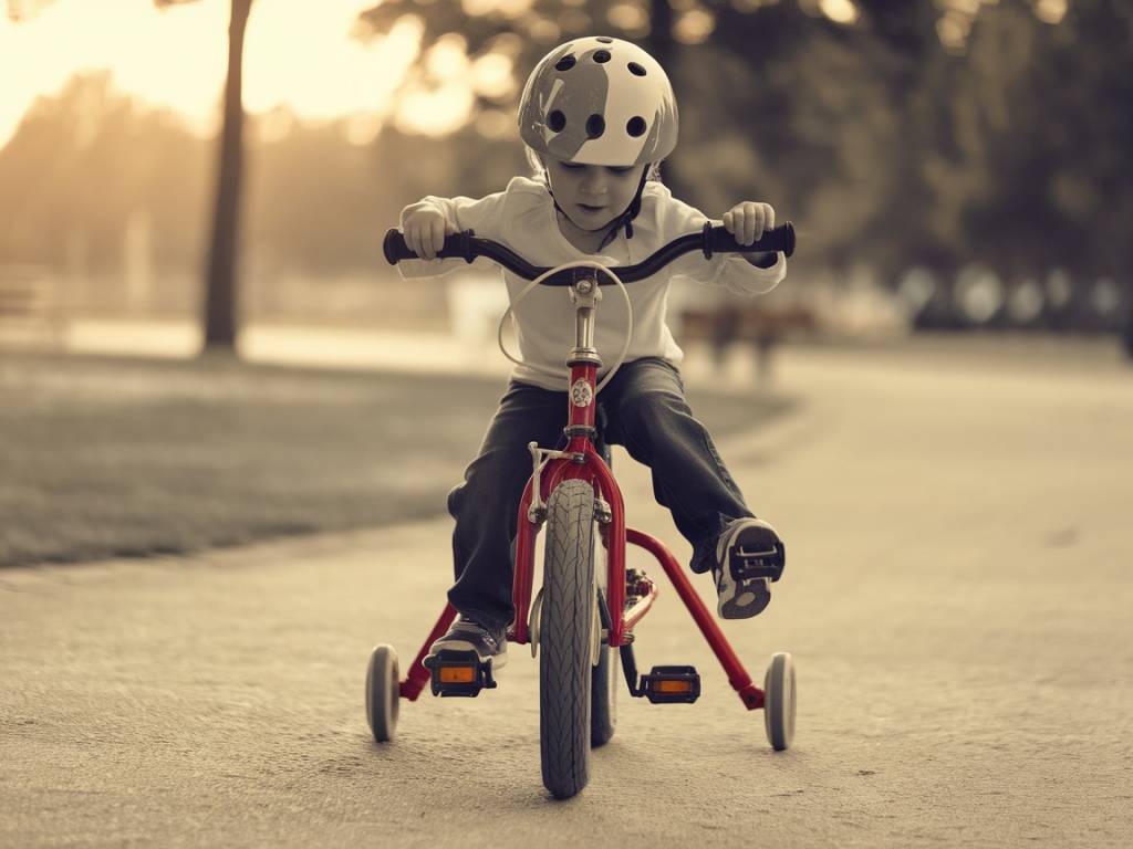 Wie du deinem Kind das richtige Bremsverhalten auf dem Fahrrad beibringst