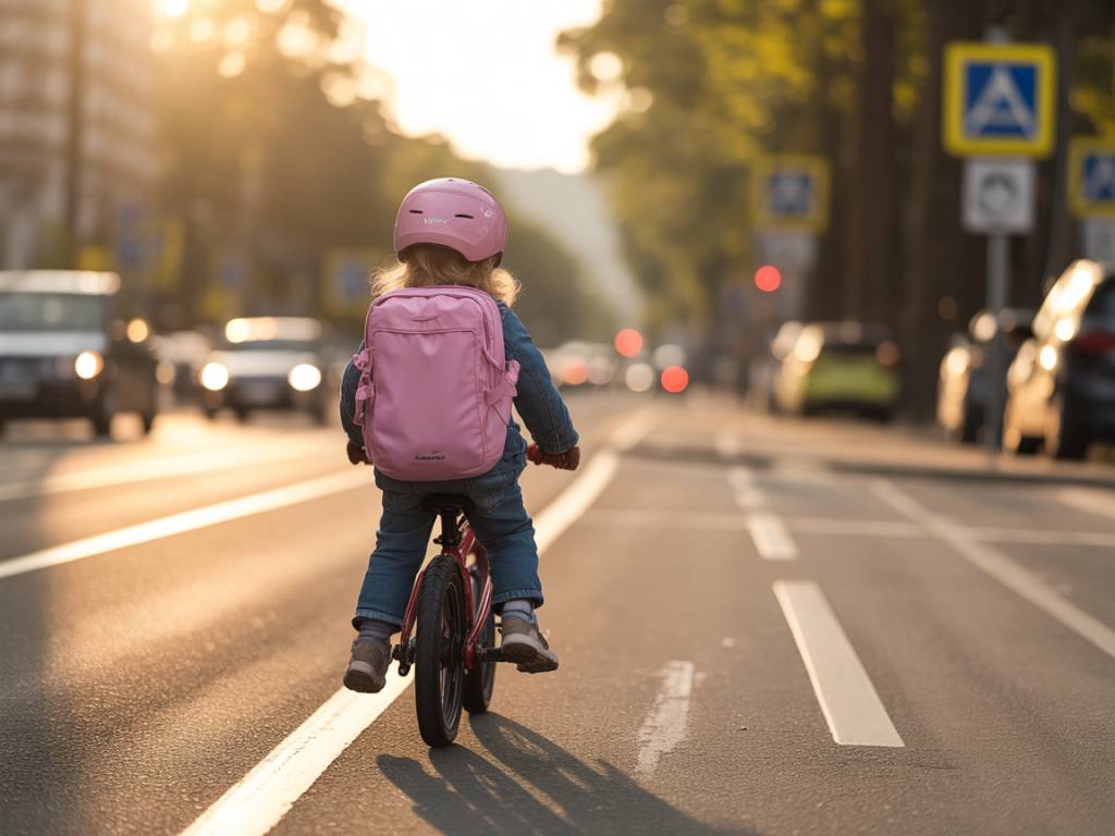 Wie du dein Kind auf das erste Fahrradabenteuer im Straßenverkehr vorbereitest