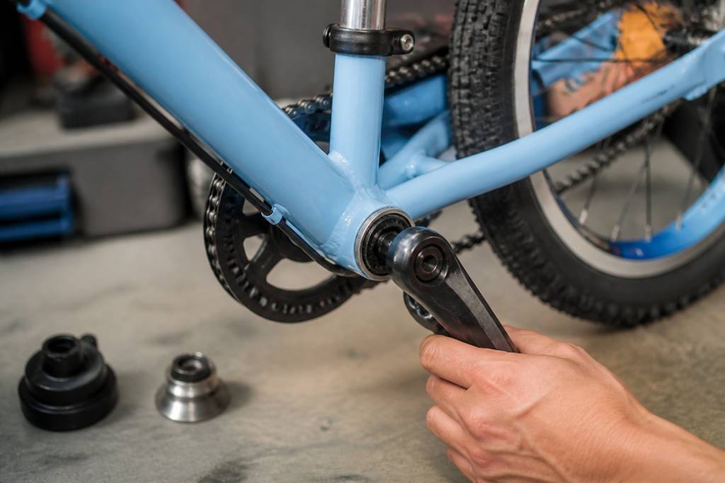 Aufbau tretlager am Kinderfahrrad verständlich erklärt