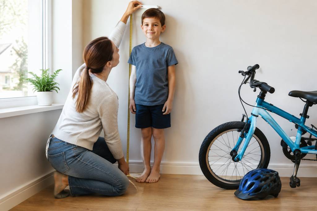 Beinlänge messen Fahrrad: die richtige Fahrradgröße für ein Kinderfahrrad bestimmen